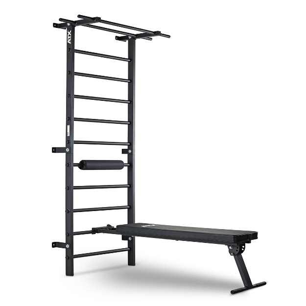 Poza cu ATX Wall Bar Gym cu bancă - Sprossenwand multifuncțională pentru exerciții acasă