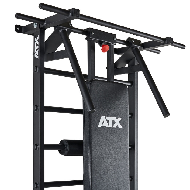 Poza cu ATX Wall Bar Gym cu bancă - Sprossenwand multifuncțională pentru exerciții acasă