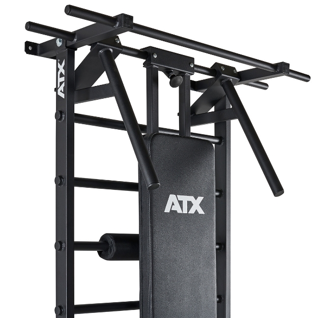 Poza cu ATX Wall Bar Gym cu bancă - Sprossenwand multifuncțională pentru exerciții acasă