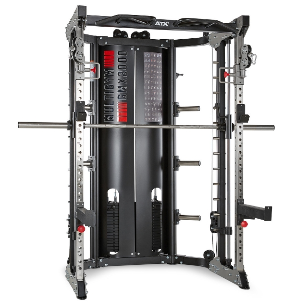 Poza cu ATX Kraftstation Multistation GMX 2000 cu 2 x 90 kg greutati bloc si presa pentru picioare