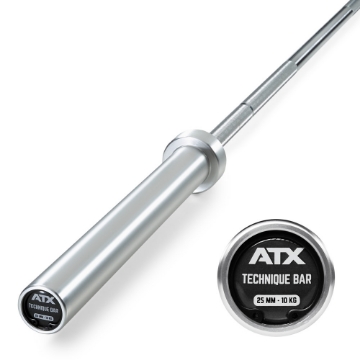 Poza cu Bară de Tehnică Weightlifting ATX® - 10 kg - 220 cm