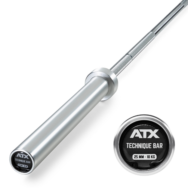 Poza cu Bară de Tehnică Weightlifting ATX® - 10 kg - 220 cm