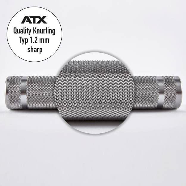 Poza cu ATX® - XTP® Bară de Powerlifting Raw - Tip 200 Manșon Standard - Fabricat în Germania