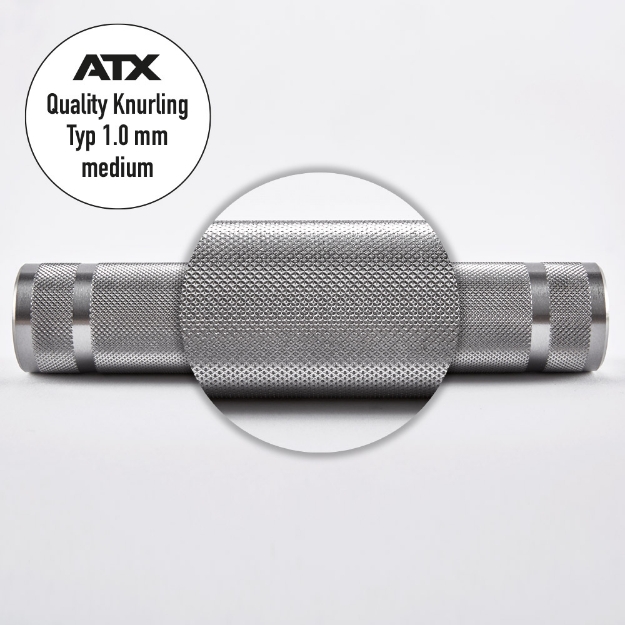 Poza cu ATX XTP Raw Powerlifting Bar Tip 200-433 Maneca lunga de incarcare Fabricat in Germania