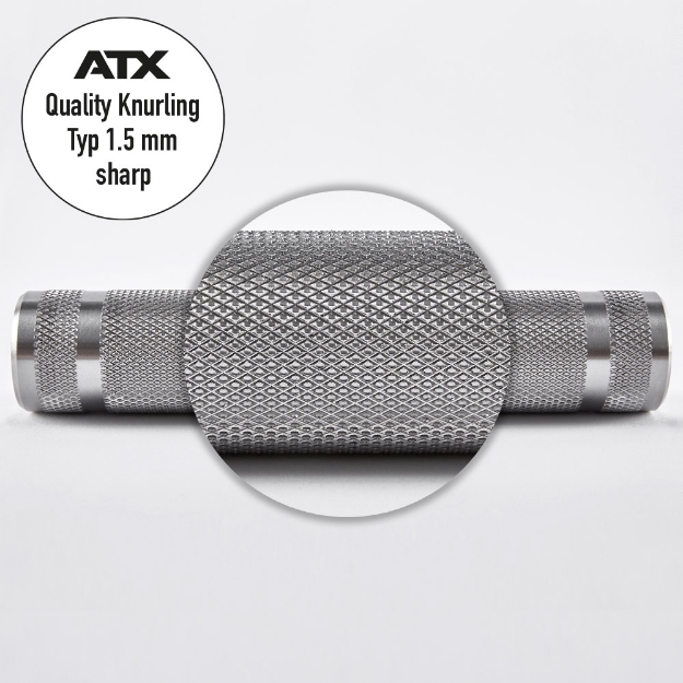 Poza cu ATX XTP Raw Powerlifting Bar Tip 200-433 Maneca lunga de incarcare Fabricat in Germania