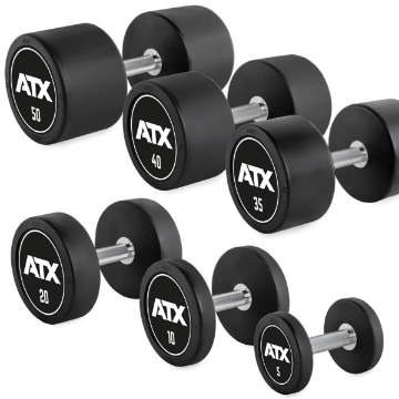 Poza cu Set gantere cauciucate PRO-Style ATX® 5 - 50 kg