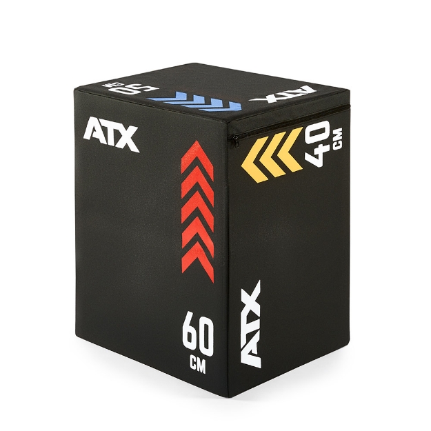 Poza cu ATX® Soft Plyo-Box / Sprungbox M 40x50x60 cm - Cutie pliometrica profesionala