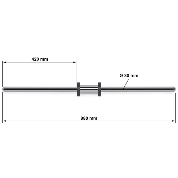 Poza cu Adaptor 30 mm ax pentru presa de picioare ATX®