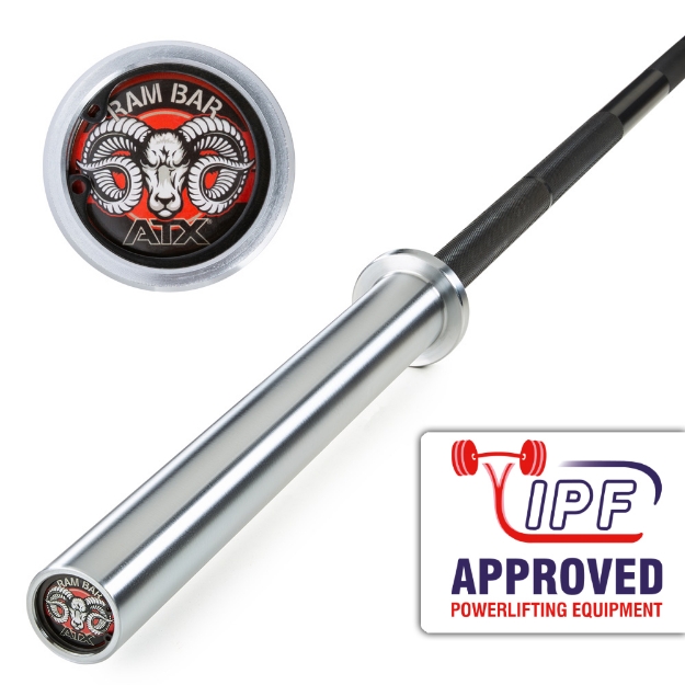 Poza cu ATX RAM BAR II - Bara de Powerlifting - Seria PRO - Black Oxid / Hartchrome