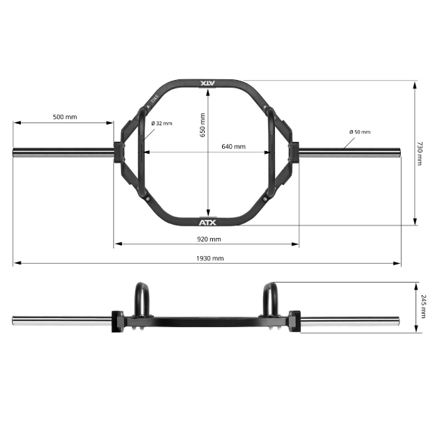 Poza cu ATX Hex Bar XL - 50 mm