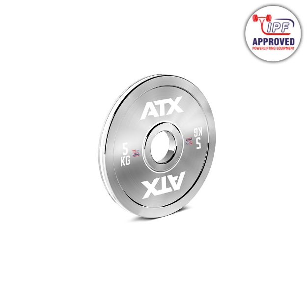 Poza cu ATX Calibrated Steel Plate 5 kg - Disc pentru powerlifting calibrat