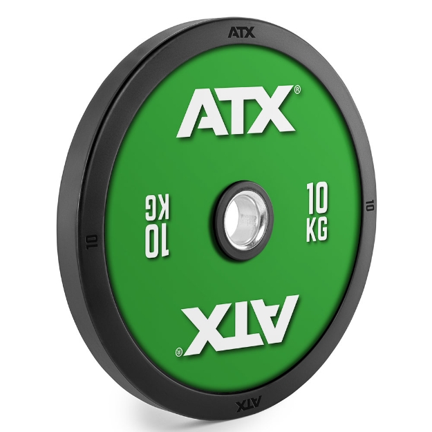 Poza cu ATX® Color Code - Full Design Bumper Plates - 10 kg