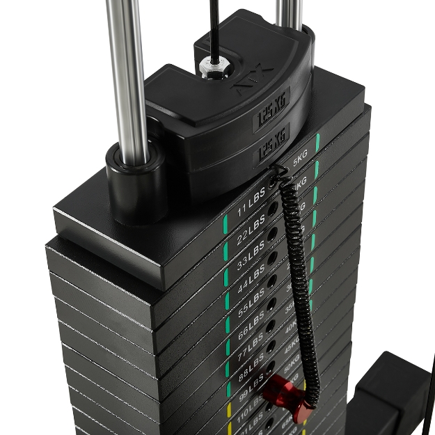 Poza cu ATX Latzuggerät LSW-750 cu 117,5 kg greutăți pe stivă