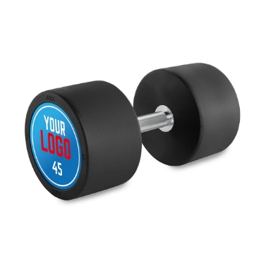 Poza cu Gantera Cauciucata Personalizata - 45.0 kg