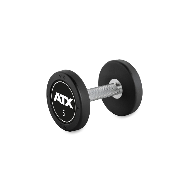 Poza cu Gantera din cauciuc - ATX Logo - 5.0 kg
