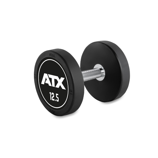 Poza cu Gantera din cauciuc - ATX Logo - 12.5 kg