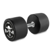 Poza cu Gantera cauciucata 50kg cu logo Barbell Club - ATX