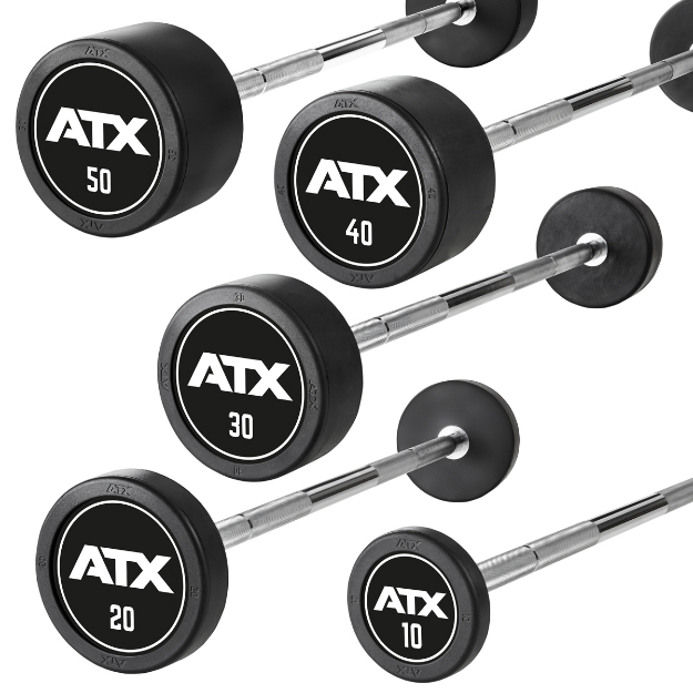 Poza cu Bară Dreaptă Cauciucată - ATX Logo - 50 kg