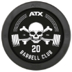 Poza cu Bară Dreaptă Cauciucată - Logo Barbell Club - 40.0 kg