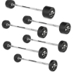 Poza cu Bară Dreaptă Cauciucată 50 kg – Barbell Club Logo ATX