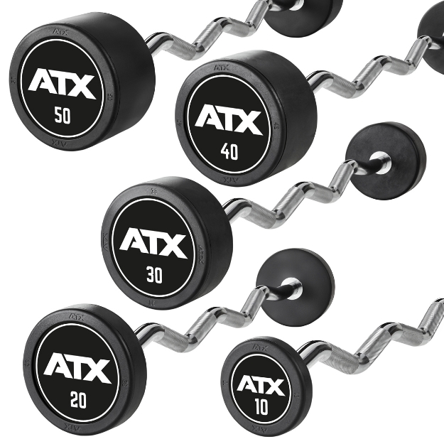 Poza cu Bară EZ Rubber ATX Logo 17.5 kg