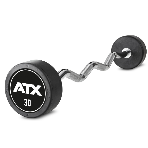 Poza cu Bară EZ cu acoperire din cauciuc - ATX Logo - 20.0 kg