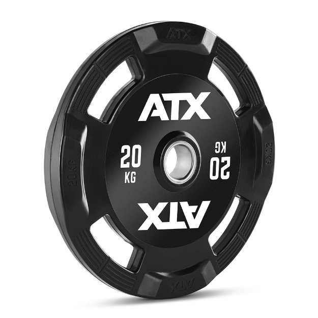 Poza cu Disc de greutăți Gummi-Gripper 50 mm ATX Logo 20 kg