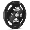 Poza cu Disc greutăți cauciucată cu prindere – 50 mm – Barbell Club Logo – 25 kg