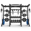 Poza cu ATX Cable Cross Rack cu 2 x 90 kg greutăți și multiple accesorii - Rack profesional pentru sală
