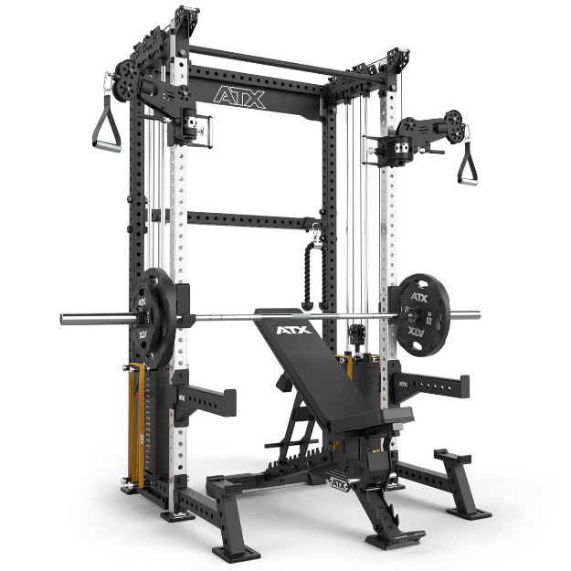 Poza cu ATX Cable Half Rack cu 2 x 90 kg greutati pe stiva