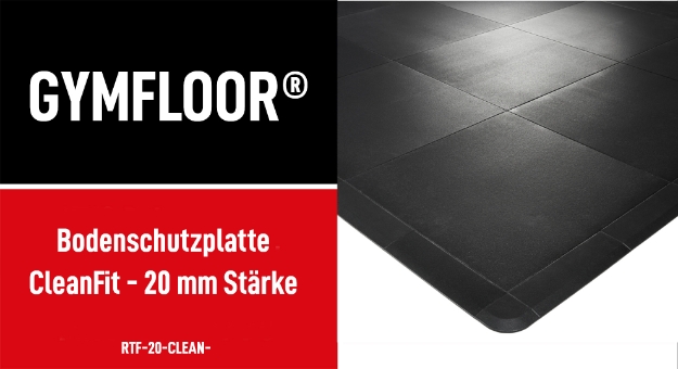 Poza cu Gymfloor® placa protectie podea CleanFIT 1000 x 1000 x 20 mm