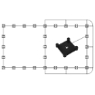 Poza cu Gymfloor CleanFIT Clipverbinder pentru placi de protectie podea