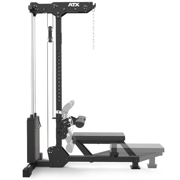 Poza cu ATX Latzug si Ruderzug LMSW-700 cu 115 kg greutati bloc