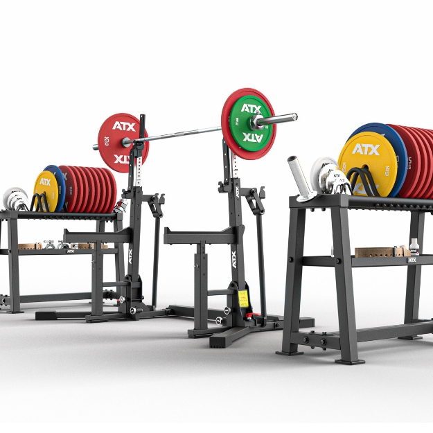 Poza cu ATX Powerlifting Rack pentru Depozitare Discuri - Hantelscheibenstander
