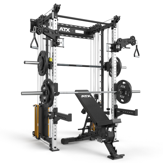 Poza cu ATX Rack-Zugstation cu multipresa pentru montare pe perete, 2x90 kg greutati incluse
