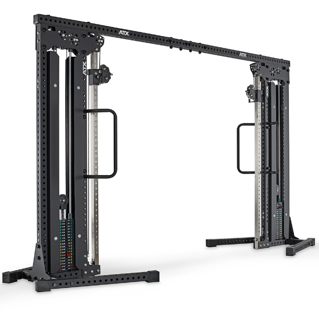 Poza cu ATX Cable Crossover Zugstation 2 x 90 kg Steckgewichte – statie cabluri profesionala