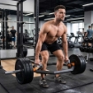 Poza cu Bară Hexagonală Trap Bar OKPRO OK6082B – Bară Deadlift Profesională
