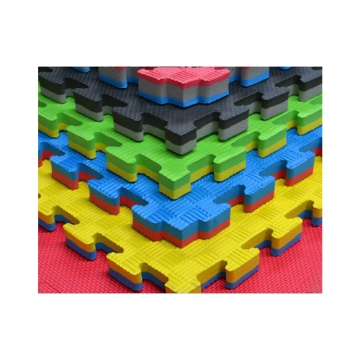 Poza cu Saltea puzzle EVA 1x1m – Protecție podea fitness 2 cm grosime (OK1118)